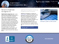  	NightHawk Investigations