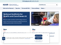 National Institute for Health and Care Research | NIHR