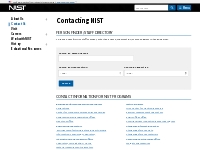 Contacting NIST | NIST