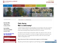 Clerks Hearing - NJ Criminal Law