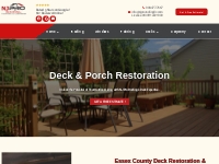 Deck   Porch Restoration - Roof Repair Services in Clark, NJ, Roof Rep
