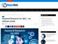 Keyword Research for SEO - An Ultimate Guide