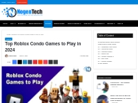 Top Roblox Condo Games to Play in 2023