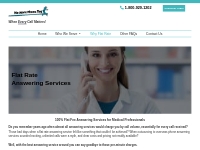 Flat Rate Answering Service - Why Medical Professionals Should Choose 