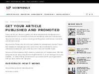 Get Your Article Published and Promoted: Content Marketing Services
