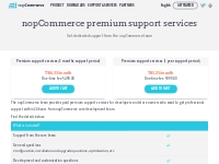 Premium Support Services - nopCommerce