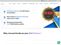 Leading global SAP support and admin services - Nordia Infotech