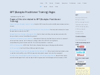 BPT (Buteyko Practitioner Training) Pages