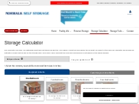 Try our Storage Calculator at Norwalk Self Storage