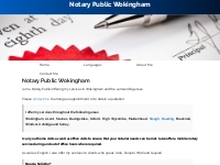 Notary Public Wokingham