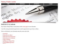 Notary Public Leeds. Home and office visits, evenings, weekends