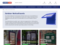 Outdoor Notice Boards - Noticeboards Online