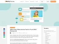 14 Best Email Automation Tools 2024 [Compared] | NotifyVisitors
