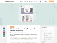 9 Effective Post Purchase Email Examples   Tips (2024)
