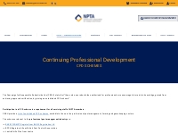Continuing Professional Development - NPTA
