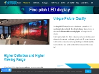 Fine pitch LED display - NSELED EUROPE
