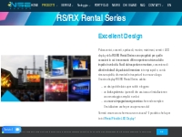 NSELED Europe - RS/RX Rental Series LED Display