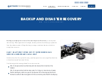 Backup and Disaster Recovery - Network Technologies Queensland