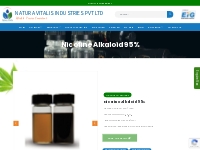 Nicotine Alkaloid Manufacturers from India - Natura Vitalis