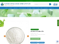 Nicotine Polacrilex 20% - Natura Vitalis Industries PVT LTD