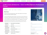 Best CCNP Course (Enterprise) - Online Training | Join Now - 2024