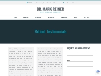 Patient Testimonials - Dr. Mark Reiner