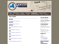 New York State Chapter of Special Investigation Units (NYSSIU) - Legal
