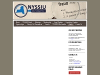 New York State Chapter of Special Investigation Units (NYSSIU) - Links