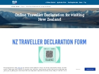 New Zealand Traveller Declaration Online Form