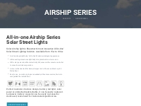 AIRSHIP SERIES All-in-one Solar Street Led Lights - Obluesmart