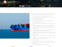 International Freight Forwarders | Ocean Freight - Ocean Care
