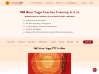 100 Hour Yoga Teacher Training in Goa With Certificate