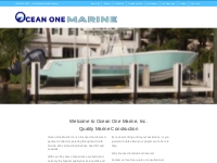 Ocean One Marine Construction - Docks, Boat Lifts, Seawalls, Pilings