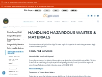 Handling Hazardous Wastes   Materials | Orange County