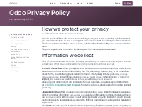 Odoo Privacy Policy