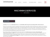 MACHINING SERVICES   OE Cast