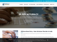 Offshore Data Entry Services Company India