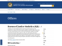 Offices | Bureau of Justice Statistics (BJS) | Office of Justice Progr