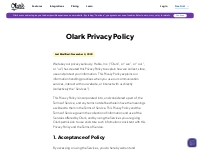 Olark Privacy Policy | Olark