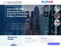 Customised Rubber   Plastic part | Om Plastic Industries | Gurugram