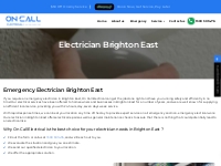 Electrician Brighton East | On Call Electrical Brighton East