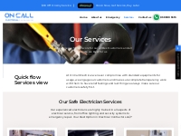 Service - On Call Electrical Melbourne Suburbs