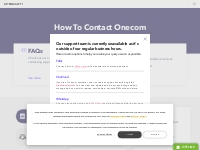 Contact Us | Live Chat, WhatsApp, Call | Onecom