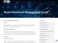 Realm Investment Management Funds