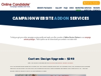 Political Website Addons – Online Candidate