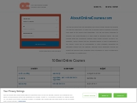 Online College Courses & Classes