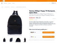 Stylish Space Blue Tommy Hilfiger Poppy TH Backpack