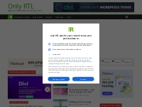 Only RTL – Right To Left Wordpress Themes   Tools