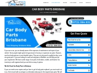 Car Body Parts Brisbane - Best Used Auto Body Parts Recyclers