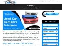 Buy Affordable Used Car Bumpers Brisbane to Discounted Price